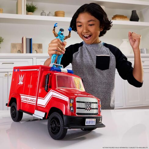 Mattel WWE Slambulance Vehicle with Crashing Action in Kuwait