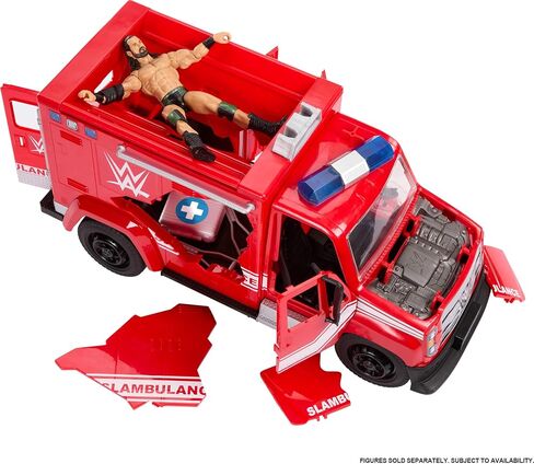 Mattel WWE Slambulance Vehicle with Crashing Action in Kuwait