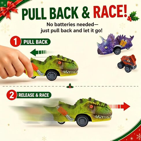 Dinosaur Kids Advent Calendar 2026, 24 Day Pull Back Cars with Big Play Mat in Kuwait