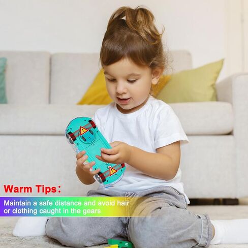 Sensory Toys for Kids with Autism, Light Up Transparent Car Toy, Ages 3-8 in Kuwait