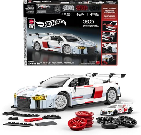 Mattel Brick Shop Hot Wheels ’15 Audi R8 LMS Deluxe Version Building Set in Kuwait
