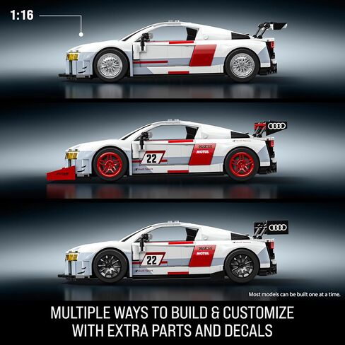 Mattel Brick Shop Hot Wheels ’15 Audi R8 LMS Deluxe Version Building Set in Kuwait