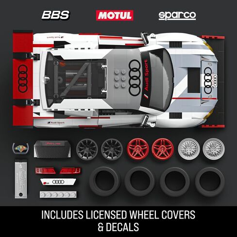 Mattel Brick Shop Hot Wheels ’15 Audi R8 LMS Deluxe Version Building Set in Kuwait