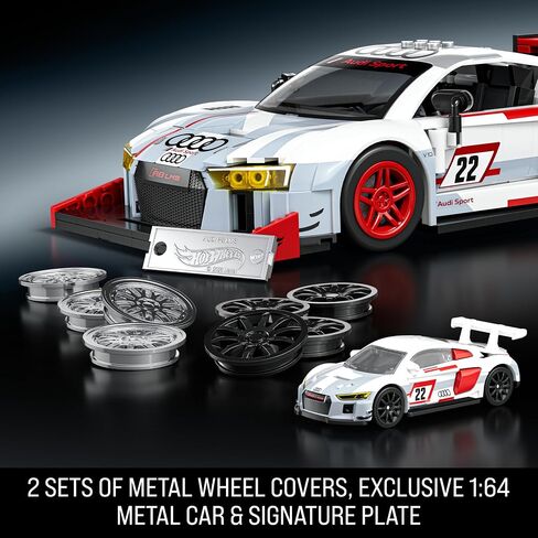 Mattel Brick Shop Hot Wheels ’15 Audi R8 LMS Deluxe Version Building Set in Kuwait