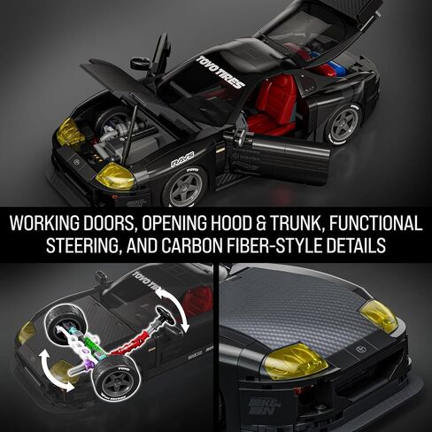 Mattel Brick Shop Mattel Brick Shop Hot Wheels Elite '94 Toyota Supra MKIV 10Y+ Building Kit in Kuwait