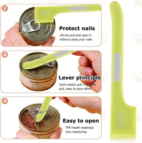 4Pcs Cat Treat Spoon Set with Canning Spatula, Cat Strip Feeder Squeeze in Kuwait