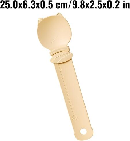 2 Pack Large Cat Treat Dispenser Spoon - Squeeze Feeder for Lickable Paste, Puree & Supplements - Mess-Free Interactive Food Spoon for Cats & Small Pets - Easy Clean with Brush in Kuwait