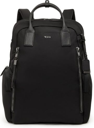 حقيبة ظهر TUMI Voyageur Atlanta - حقيبة ظهر للسفر والعمل للرجال والنساء - أسود - أجزاء صلبة ذهبية - 18.0 بوصة × 13.0 بوصة × 5.5 بوصة in Kuwait