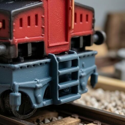 Static Locomotive Miniature Train Model Shunting Engine Display Figurine Resin Construction Detailed Profile Shelf Decor Suitable for collections home decoration office display in Kuwait