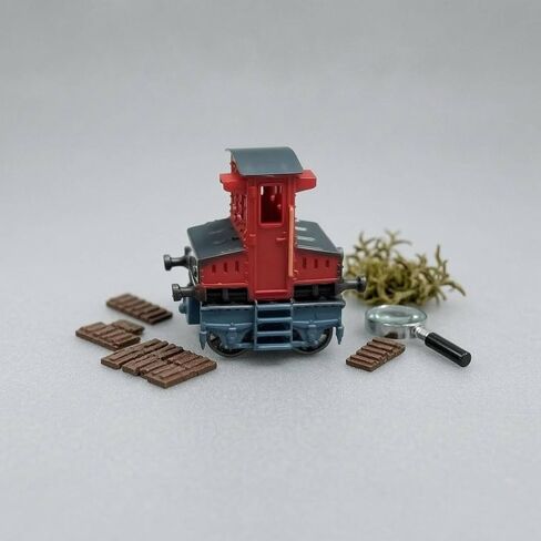 Static Locomotive Miniature Train Model Shunting Engine Display Figurine Resin Construction Detailed Profile Shelf Decor Suitable for collections home decoration office display in Kuwait