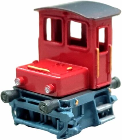 Model with Vermilion Train Cab Collectible Miniature Realistic Train for Hobbyists in Kuwait