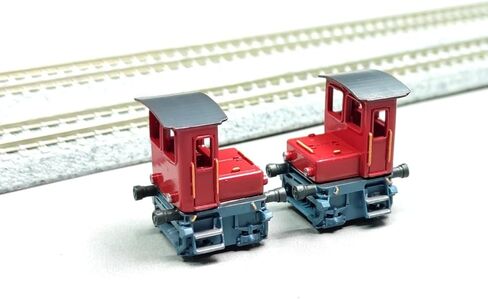 Model with Vermilion Train Cab Collectible Miniature Realistic Train for Hobbyists in Kuwait