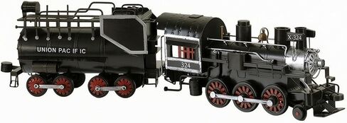 Train Model Industrial Retro European-Style Display Model Detailed for Railway Enthusiasts, Entryway in Saudi Arabia