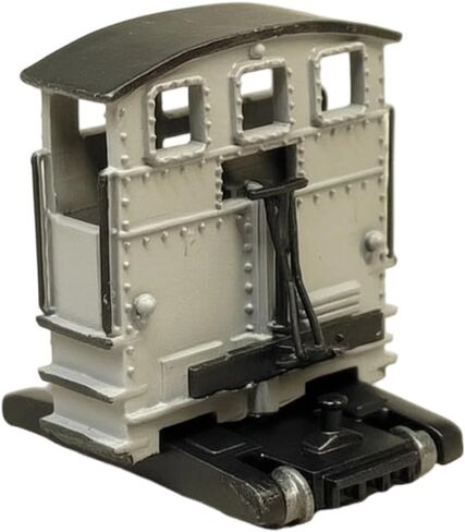 Static Locomotive HO Scale Train Model Shunter Engine Figurine with Riveted Sides Build Non Powered Display Suitable for Collectors dioramas Layout displays Home Decoration, Gray in Kuwait