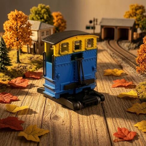 Static Locomotive HO Scale Train Model Shunter Engine Figurine with Riveted Sides Build Non Powered Display Suitable for Collectors dioramas Layout displays Home Decoration, Red, Blue in Kuwait