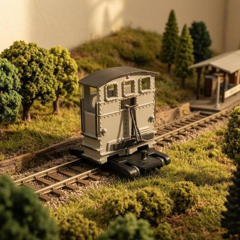 Static Locomotive HO Scale Train Model Shunter Engine Figurine with Riveted Sides Build Non Powered Display Suitable for Collectors dioramas Layout displays Home Decoration, Red, Blue in Kuwait