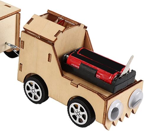 Wooden Electric Train DIY Assembly Model for Adults in Kuwait