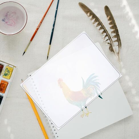 Boy Girl Painting Gel Plate 18x13cm Reusable Non Stick Printmaking Tool in Kuwait