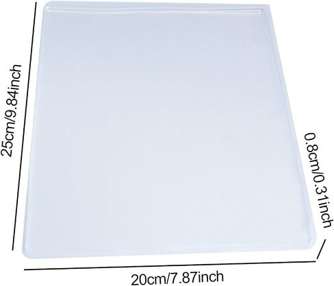 Vaveren Plate Reusable Arts Plate Craft Pad Sturdy Painting Press Tool Portable Gel Material Suitable for Drawing Gifts Classroom 25cmx20cmx0.8cm in Kuwait