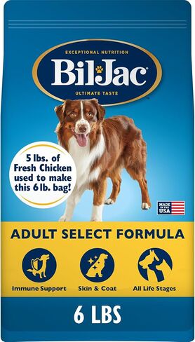 Bil-Jac Adult Select Dry Dog Food with Fresh Chicken & Probiotics | 6 lb in Saudi Arabia