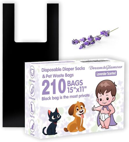 Dog Poop Bags with Handles 210 Count in Kuwait