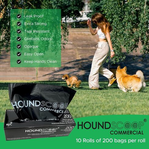 2000 Ct Pet Waste Bags on Roll for Poop Station Dispensers in Kuwait