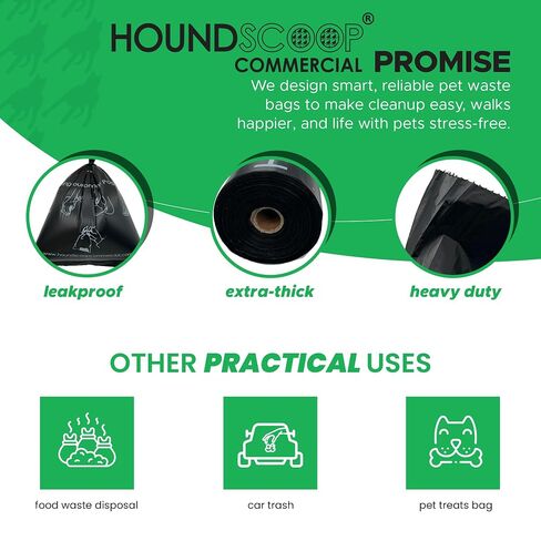 2000 Ct Pet Waste Bags on Roll for Poop Station Dispensers in Kuwait