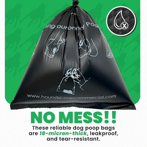 2000 Ct Pet Waste Bags on Roll for Poop Station Dispensers in Kuwait