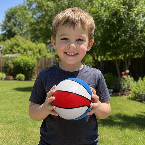 3 Pack Small Toy Basketball with Pump Included, 7 Inch Small Basketball for Indoor and Outdoor Use, Perfect for Pool Parties and Kids Basketball Hoops in Kuwait