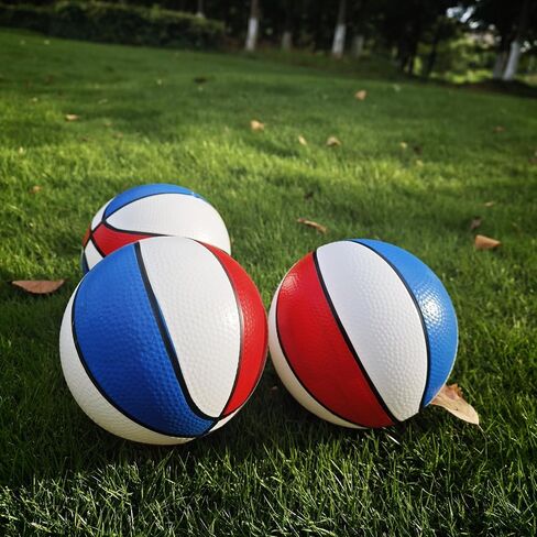 3 Pack Small Toy Basketball with Pump Included, 7 Inch Small Basketball for Indoor and Outdoor Use, Perfect for Pool Parties and Kids Basketball Hoops in Kuwait
