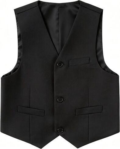 Kids Vest for Boys 3 Button Formal Suit Vest in Saudi Arabia