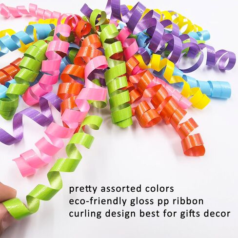 12pcs Self Adhesive Curly Bows for Gift Wrapping, Assorted Colors Ribbon Bows for Present Boxes, Birthday, Christmas, Wedding Decorations in Saudi Arabia
