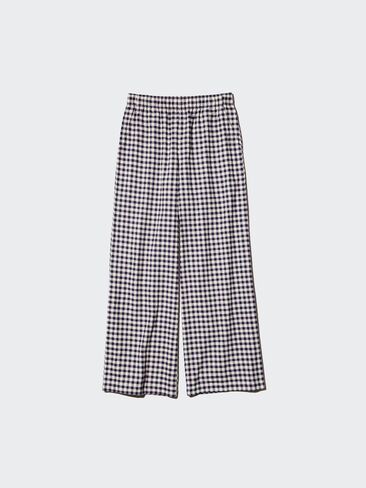 Uniqlo Flannel Easy Pants | Gingham in Kuwait