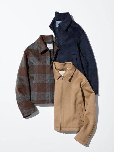 Uniqlo Brushed Short Blouson in Kuwait