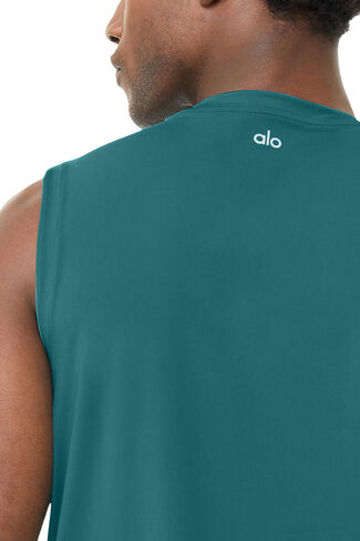 Alo Yoga Idol Performance Tank - Mineral Blue in Kuwait