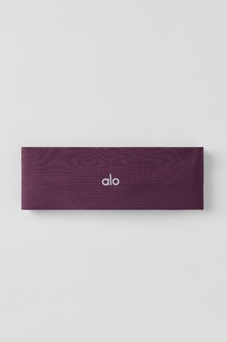 Alo Yoga Airlift Headband - Rich Bordeaux - Rich Bordeaux / One Size in Kuwait