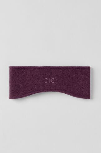Alo Yoga Polar Fleece Ear Warmer - Rich Bordeaux - Rich Bordeaux / One Size in Kuwait