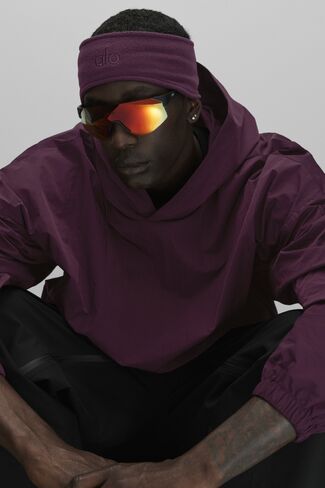 Alo Yoga Polar Fleece Ear Warmer - Rich Bordeaux - Rich Bordeaux / One Size in Kuwait
