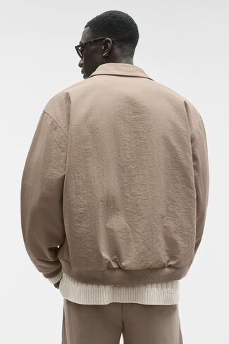 Alo Yoga Duality Bomber Jacket - Gravel in Kuwait