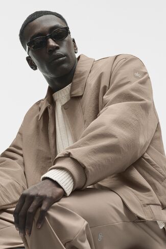 Alo Yoga Duality Bomber Jacket - Gravel in Kuwait