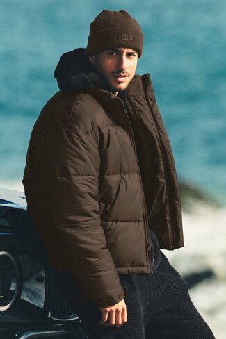 Alo Yoga Cold Front Puffer Jacket - Espresso in Kuwait