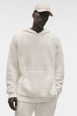 Alo Yoga Waffle Chenille Edition Hoodie - Ivory in Kuwait