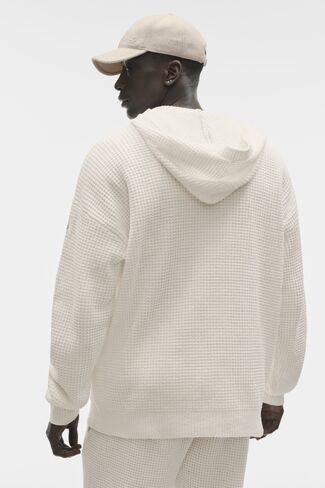 Alo Yoga Waffle Chenille Edition Hoodie - Ivory in Kuwait