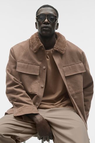 Alo Yoga Canvas Utility Shacket - Java Brown in Kuwait