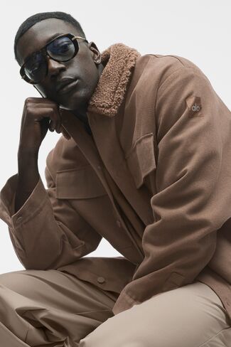 Alo Yoga Canvas Utility Shacket - Java Brown in Kuwait