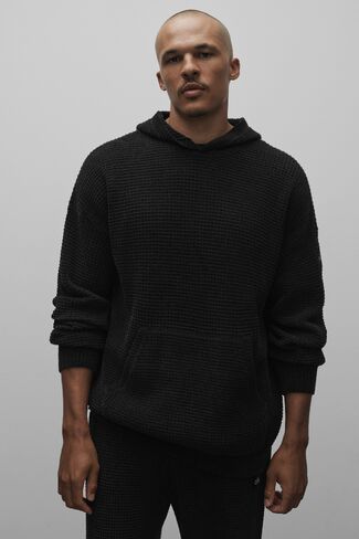 Alo Yoga Waffle Chenille Edition Hoodie - Black in Kuwait