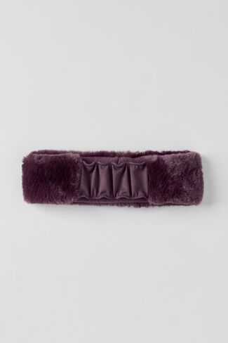 Alo Yoga Amore Faux Fur Earwarmer - Rich Bordeaux - Rich Bordeaux / One Size in Kuwait