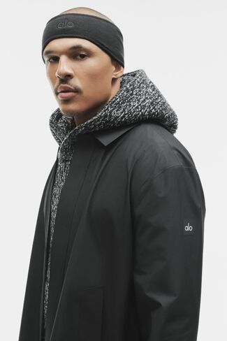 Alo Yoga Alpha Shell Long Coat - Black in Kuwait