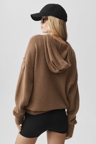 Alo Yoga Wool Cashmere New Class Hoodie - Java Brown in Kuwait