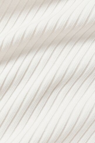 Alo Yoga Ribbed Cropped Reset Long Sleeve - Ivory in Kuwait